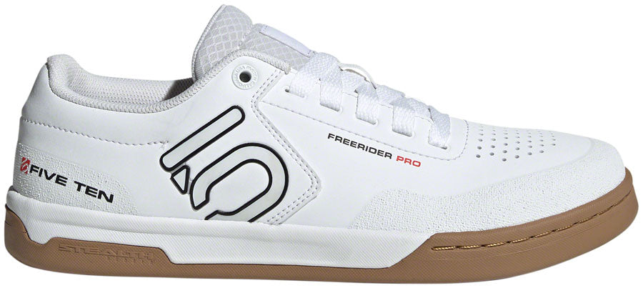 Five Ten Freerider Pro Flat Shoes Men's FTWR White/Core Black/Red
