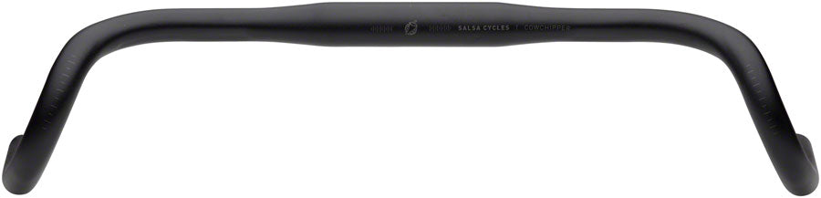 Salsa Cowchipper Drop Handlebar - 31.8mm Clamp 46cm Width Aluminum Black
