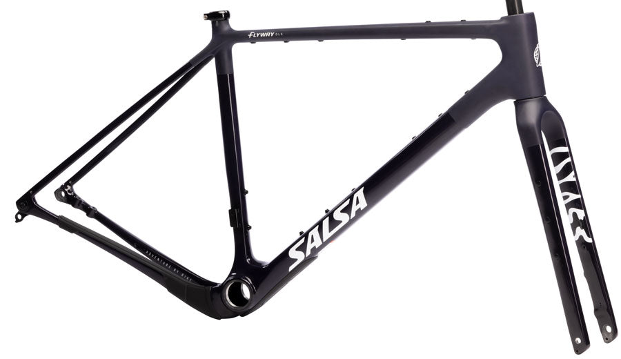 Salsa Flyway C DLX Frameset - 700c Carbon Midnight Large