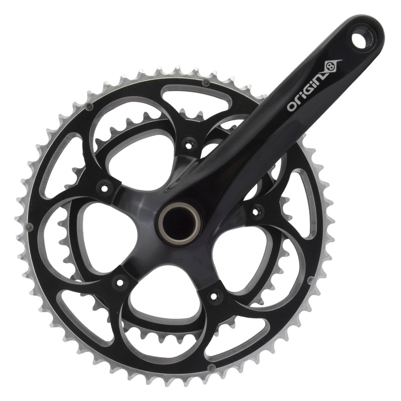 Origin8 2x Road 172.5x53/39 GXP crankset Black