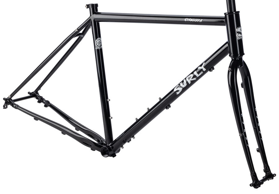Surly Straggler Frameset - 700c Steel Hi-Viz Black 56cm