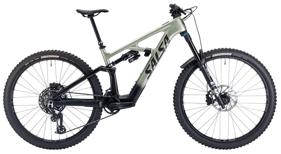 Salsa Moraine C Eagle 90 Transmission Ebike - 29" Carbon Coffee BLK / Sage Large