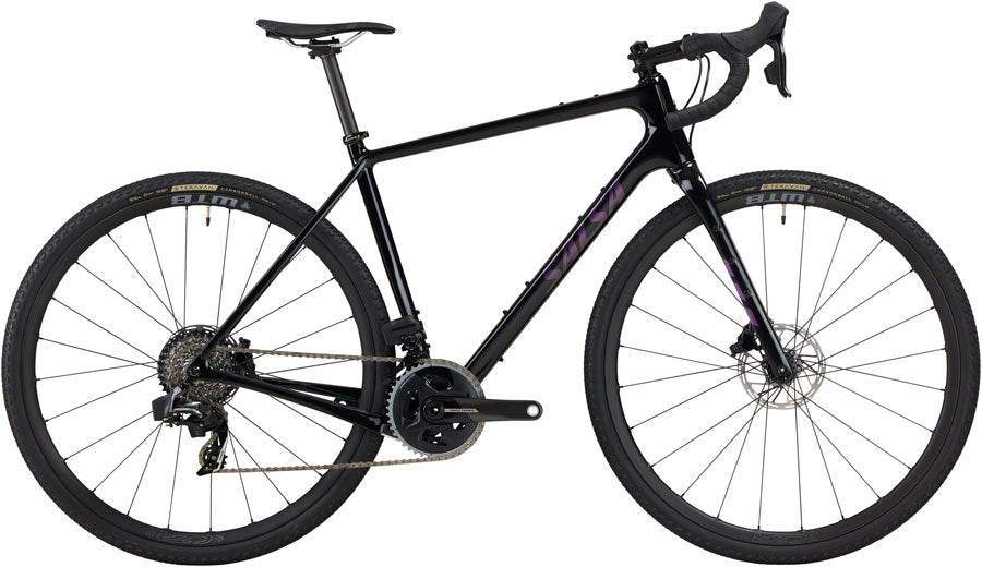 Salsa Warbird C Force AXS Wide Bike - 700c Carbon Gloss Black 54.5cm