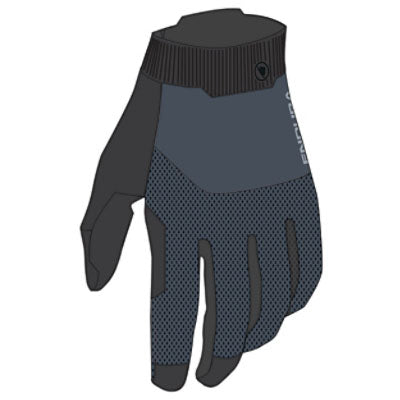 Endura Loop Full Finger Gloves Carbon Gray M