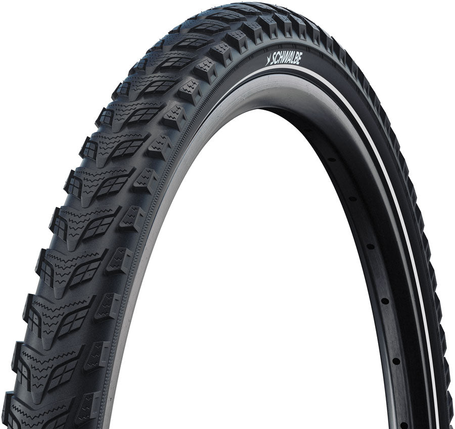 Schwalbe Marathon 365 Tire - 26 x 2.15 Clincher Wire BLK/Reflex Performance GreenGuard Addix 365 E-50