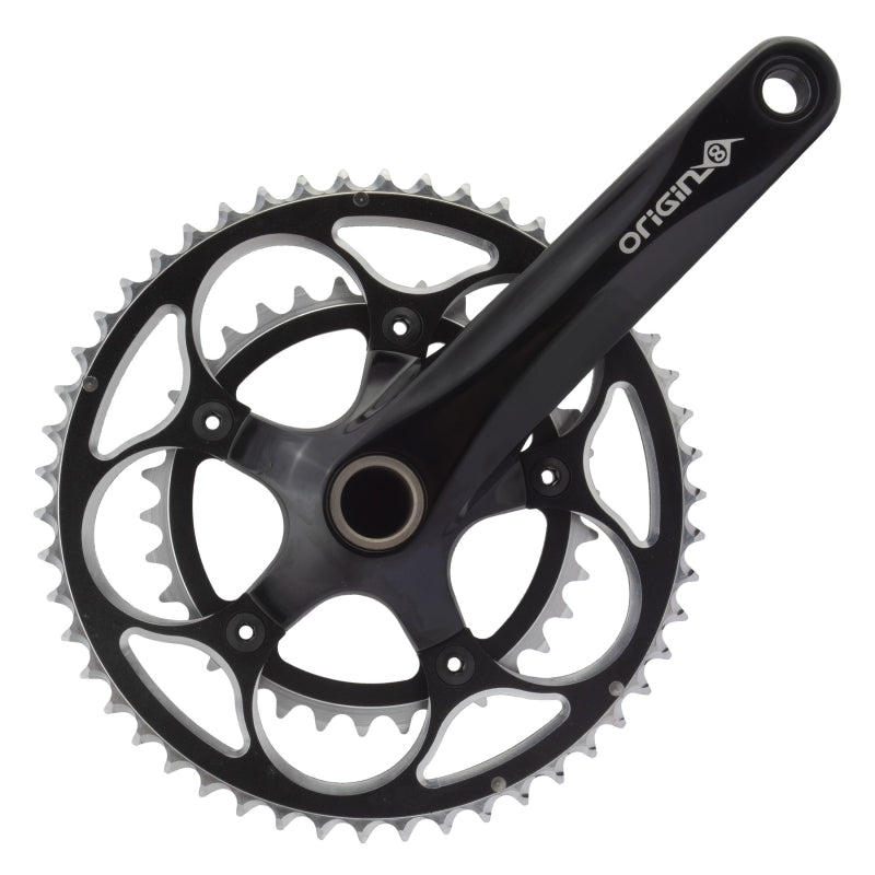 Origin8 2x Road 172.5x50/34 GXP crankset Black