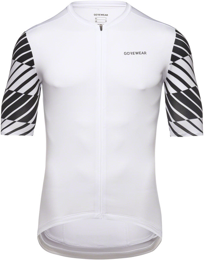 Gorewear Swiftride Optical Jersey - White/Black Men's X-Large