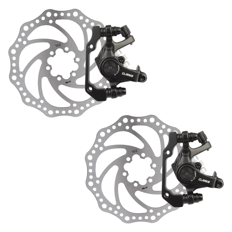 Clarks CXR-01 Mechanical Disc Brake Pair disc brake Black