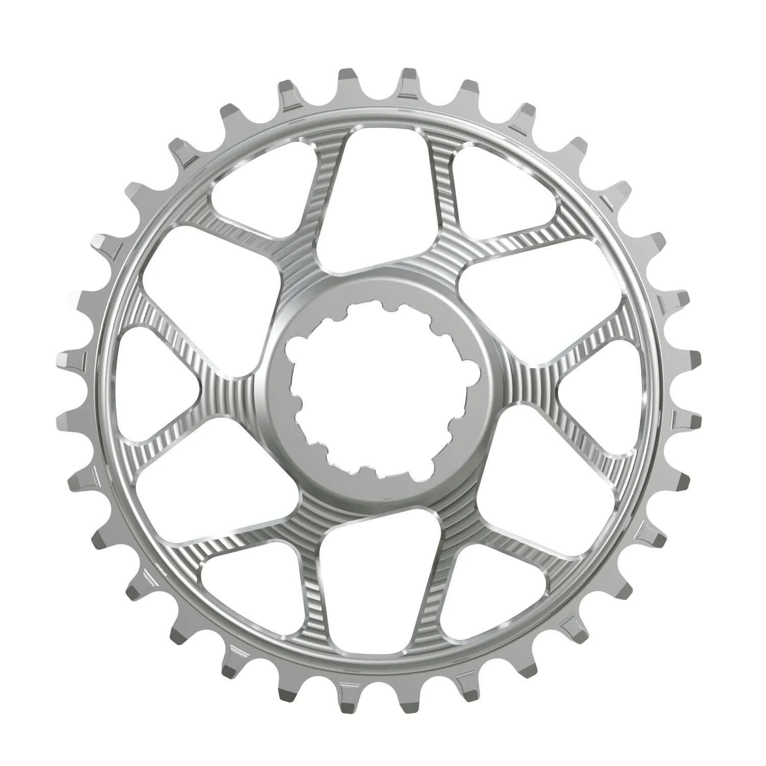 Works Components Round Chainring SRAM 3-Bolt 28T Boost 3mm Slv