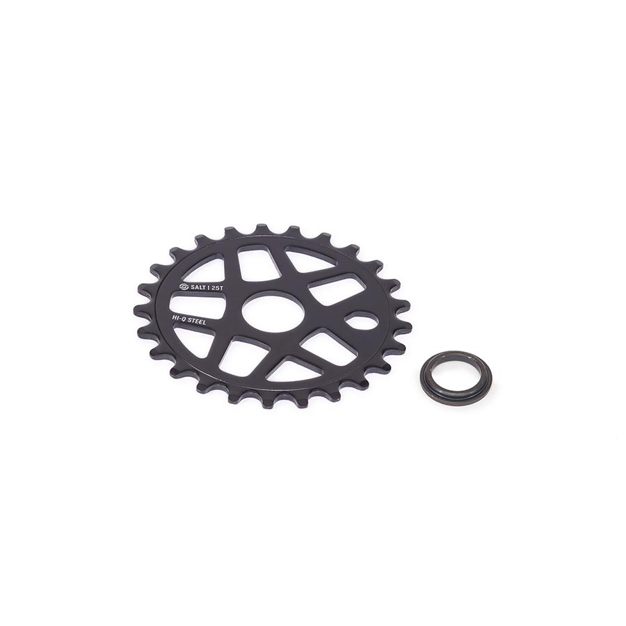 Salt Gateway Chainring Teeth: 25 Steel Black
