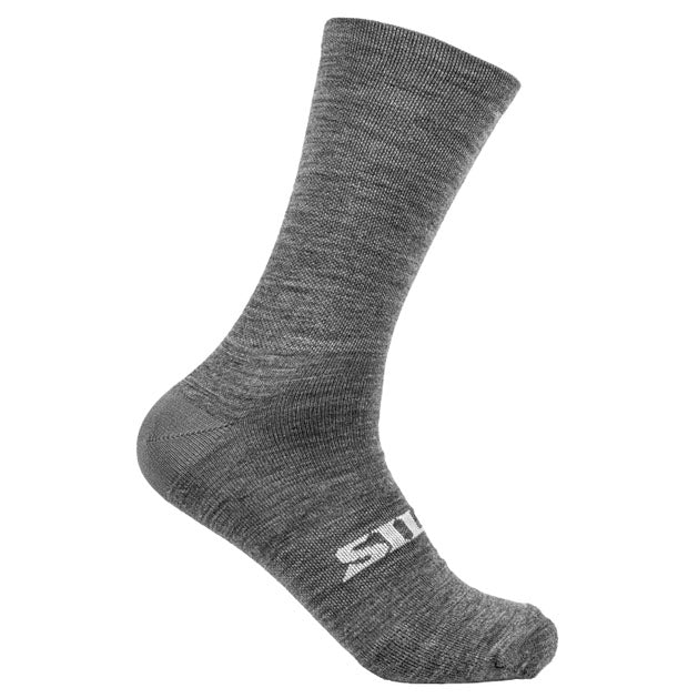Silca Gravel Wool Socks Gray Medium