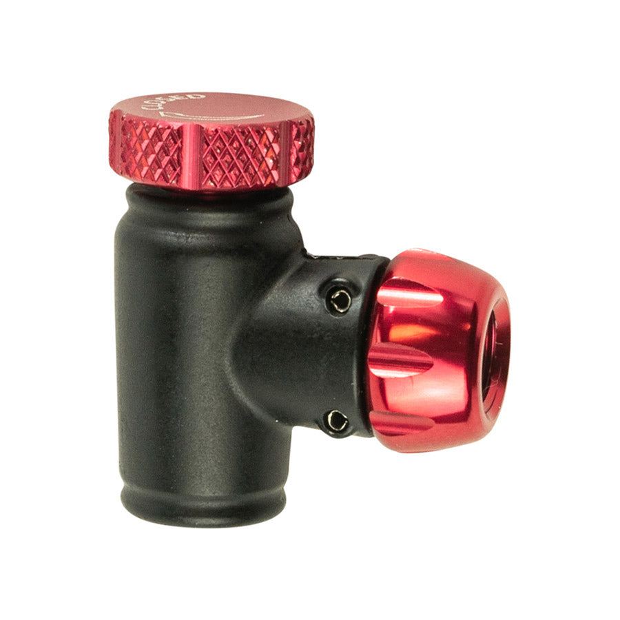 Silca Eolo IV CO2 Inflator Threaded Presta Schrader Black Red