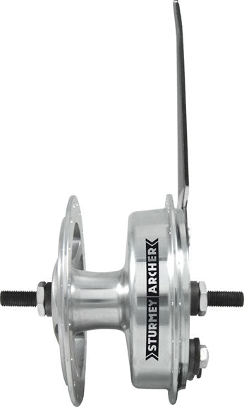 Sturmey Archer XL-FD 90mm Drum Brake Front Hub 36h Silver