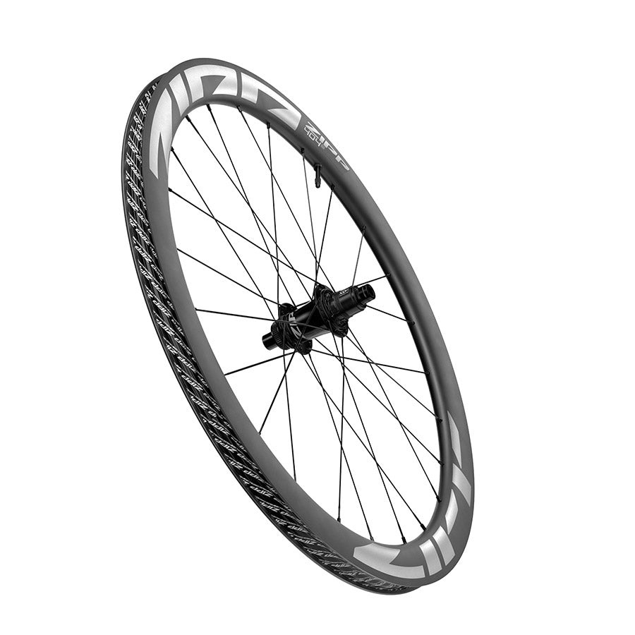 Zipp 404 S A1 Wheel Rear 700C / 622 Holes: 20 12mm TA 142mm Disc Center Lock Shimano HG 11 White Graphic A1
