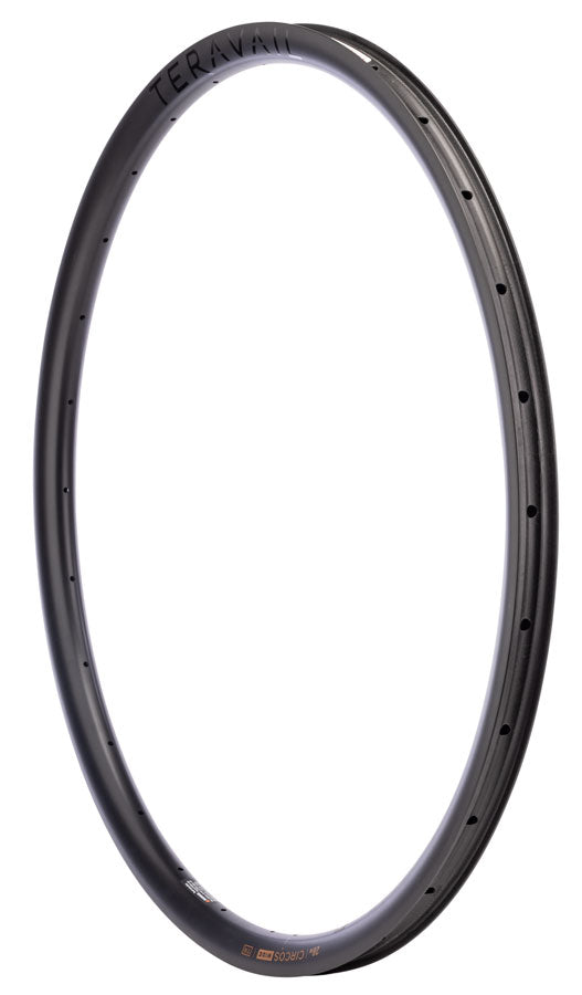 Teravail Circos Wide Gravel Rim - Rear 32" Disc Matte Carbon 32H