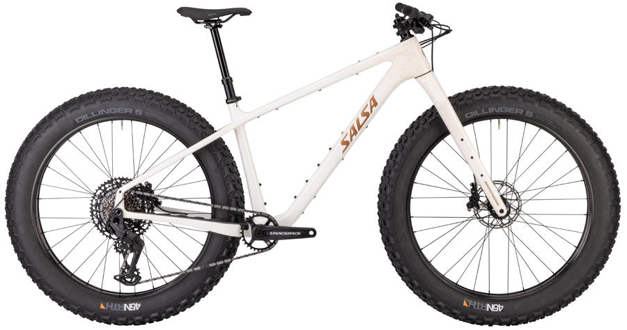 Salsa Beargrease C Eagle 70 Transmission - 27.5" Carbon Frost White Large