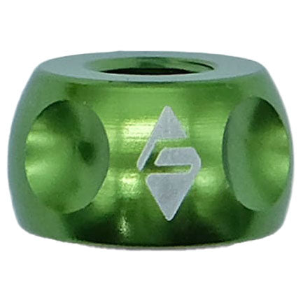Ridefarr Alloy Presta Valve Locknut w/O-Ring Green  