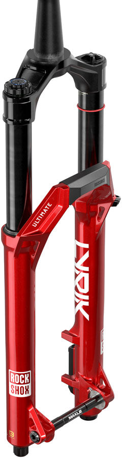 RockShox Lyrik Ultimate Charger 3.2 RC2 Suspension Fork - 29" 150mm 15x110mm 44mm Offset Linear XL Air Spring Electric Red E1
