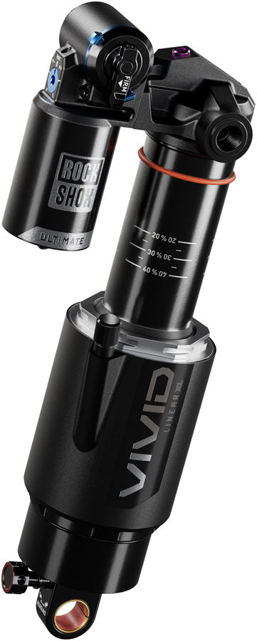 RockShox Vivid Ultimate RC2T Rear Shock - 185 x 55 mm Linear XL Air 2 Tokens Reb 55 / Comp 34 L/O 45 Trunnion Standard D1