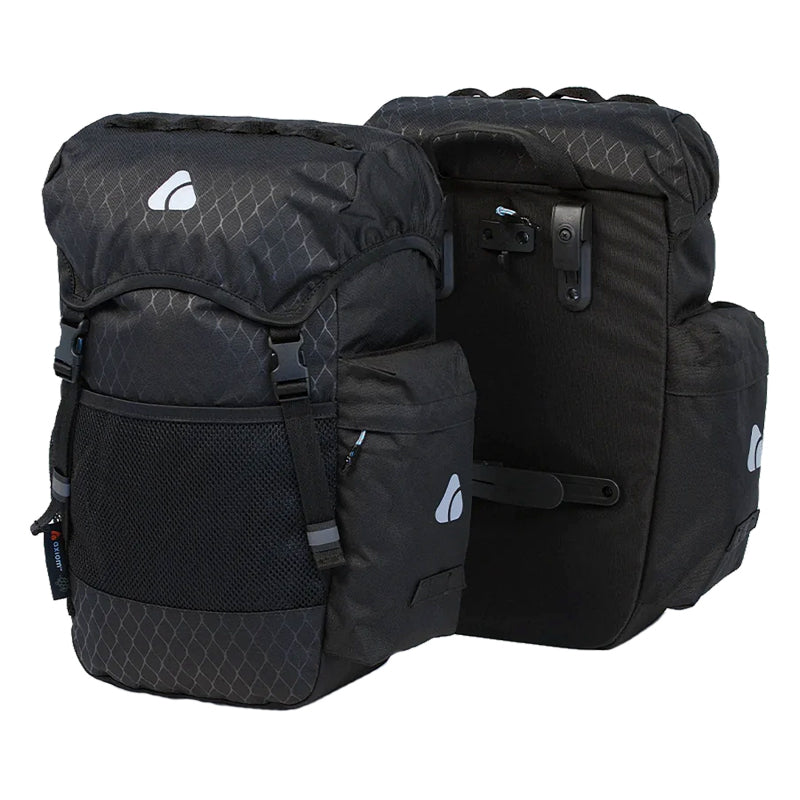 Axiom Oceanweave Pannierpack 35 Pannier Bag Hook-On 17.3x10.6x5.3` 2136 c.i. Black