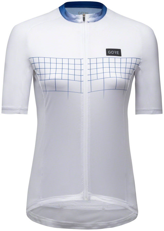 Gorewear Grid Fade Jersey 2.0 - White/Blue Women's X-Small