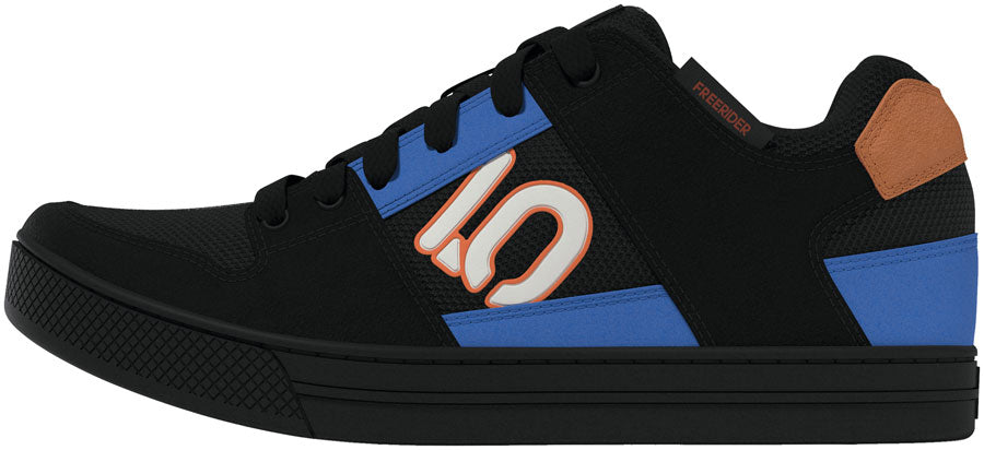 Five Ten Freerider Flat Shoes - Men's Core Black/Off White/Ray Blue 12