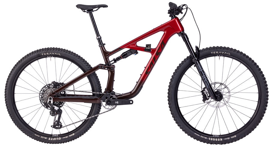 Salsa BLKthorn 125 C Eagle 90 Transmission Bike - 29" Carbon Dark Umber/Canyon Red Large