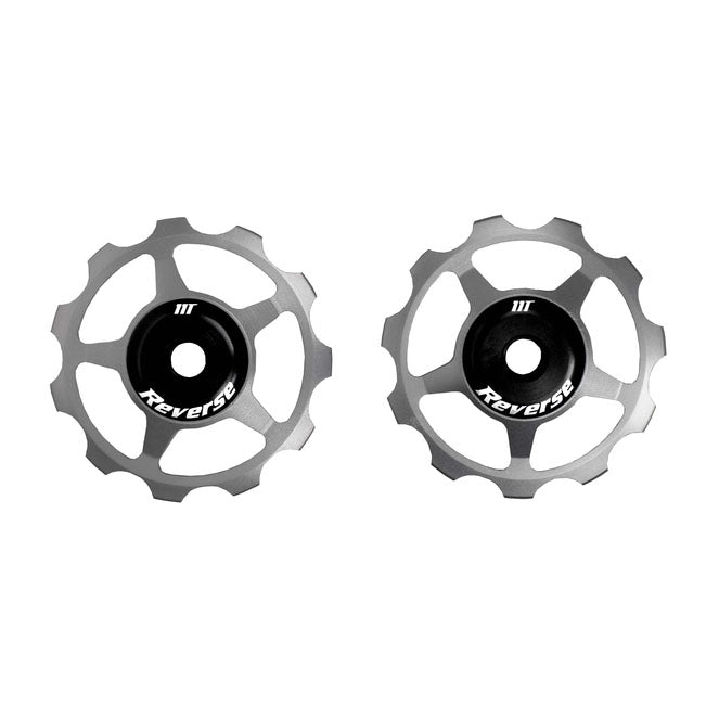 Reverse Aluminum Pulley Set For Colab Chain Tensioner Silver