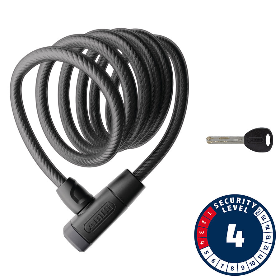 Abus Helix 4512K Cable lock Key 12mm 180cm 5.9' Black