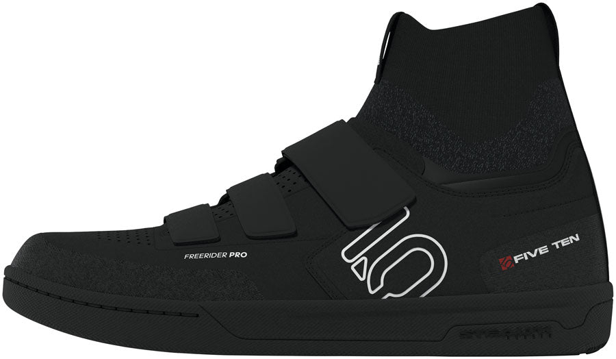 Five Ten Freerider Pro Mid Flat Shoes - Men's BLK / Footwear White / Carbon 12