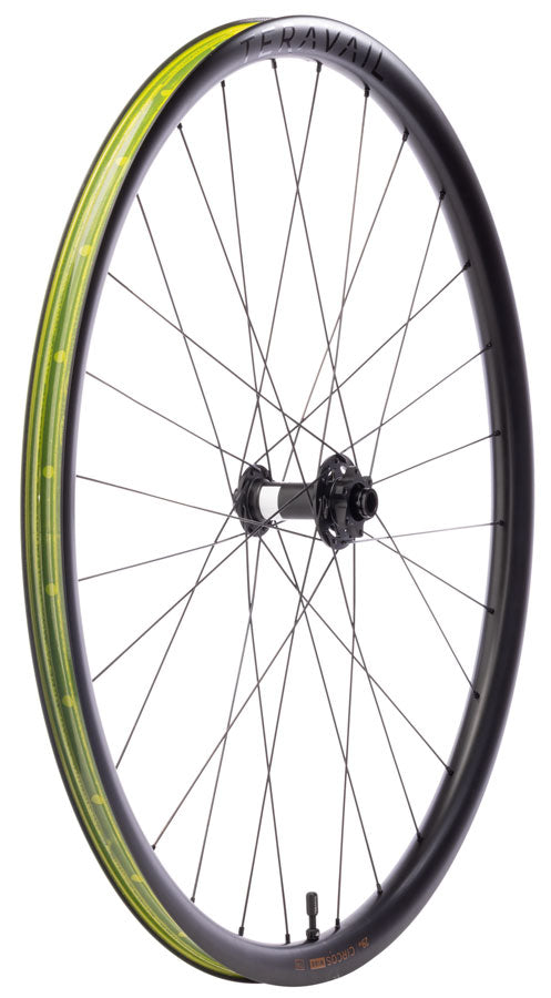 Teravail Circos Wide Gravel Front Wheel - 32" 15 x 110mm Boost 6-Bolt Carbon DT350 28H