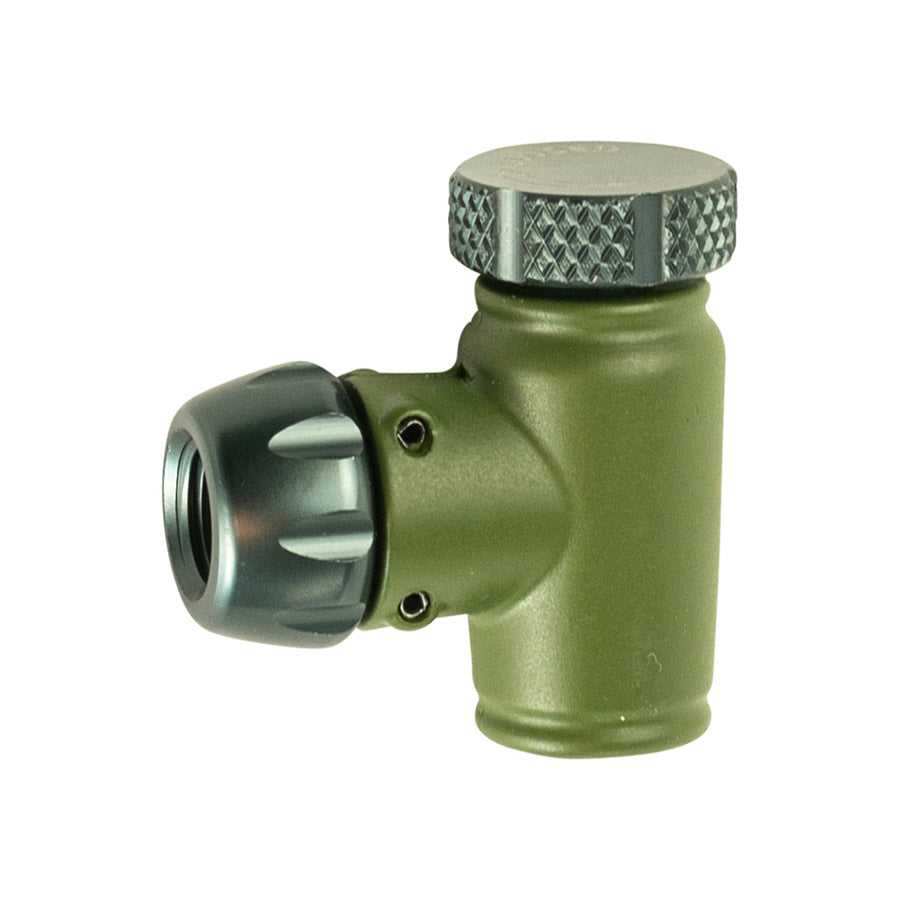 Silca Eolo IV CO2 Inflator Threaded Presta Schrader Green/Grey