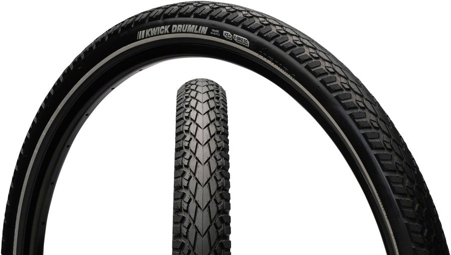 Kenda Kwick Drumlin Tire - 700 x 42 Clincher Wire BLK/Reflective K-Shield SRC E-50