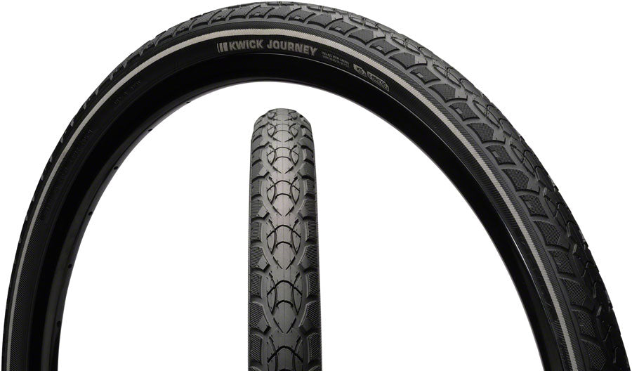Kenda Kwick Journey Tire - 26 x 1.5 Clincher Wire Black/Reflective 60tpi KS