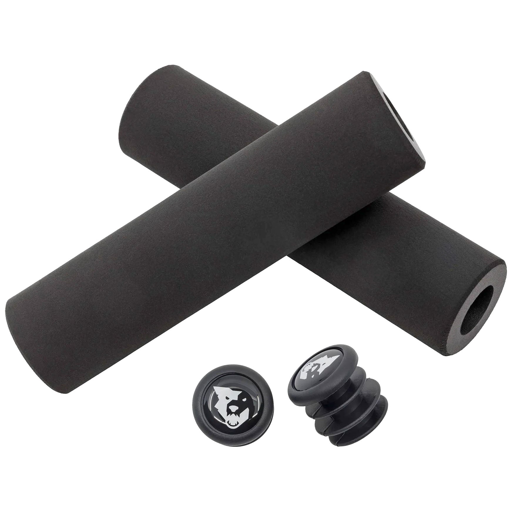 Wolf Tooth Components FatPaw2 9.5mm Thick/37mm Dia Grip Set Black