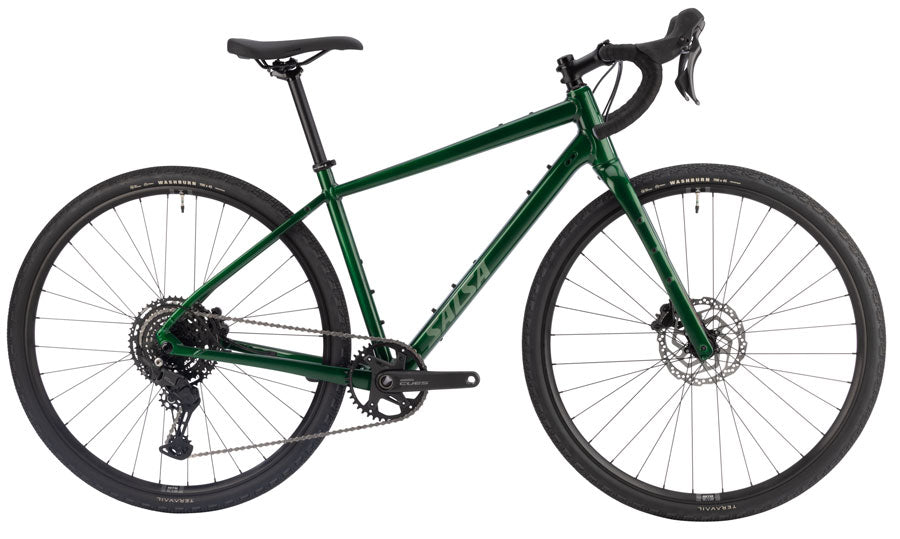 Salsa Journeyer Drop Bar CUES 10 Bike - 700c Aluminum Peat Moss 49cm