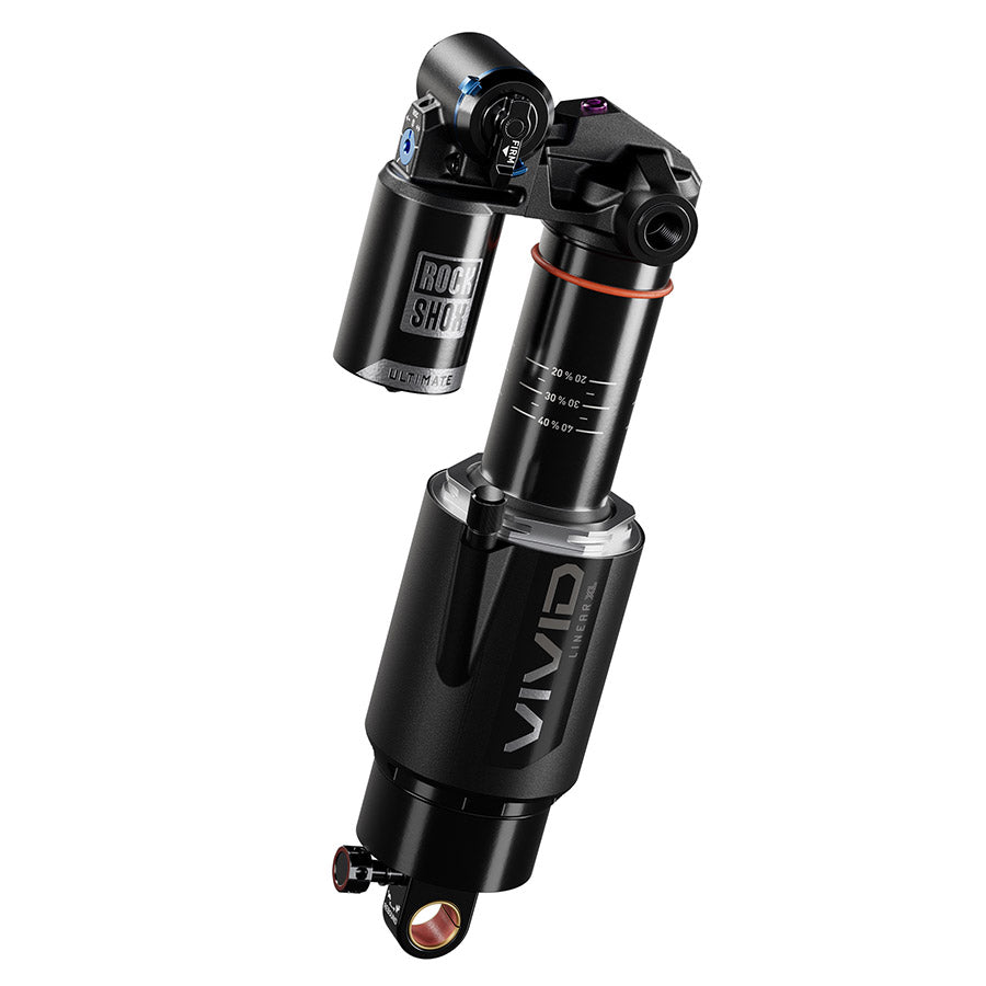 RockShox Vivid Ultimate D1 Rear shock 205x60 Shaft Eyelet: Standard Body Eyelet: Trunnion 1 Token Reb55/Comp30 lockout 45 Santa Cruz Vala
