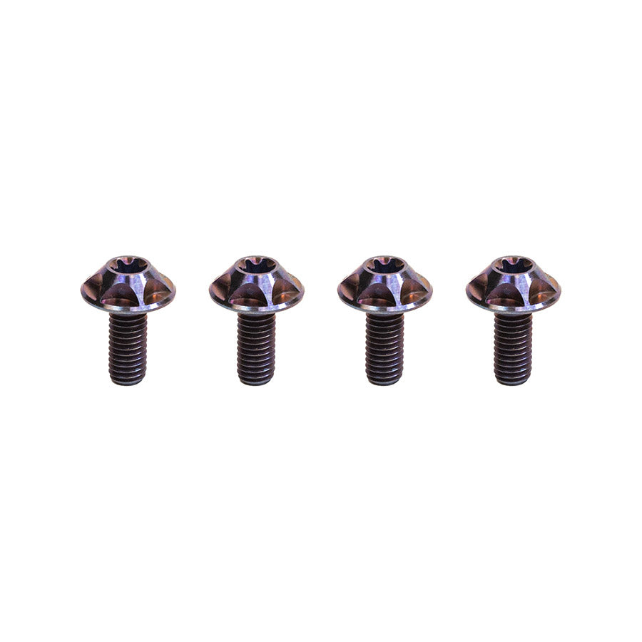 Silca Sicuro Ti bottle cage bolts Set Purple Anodized Set of 4