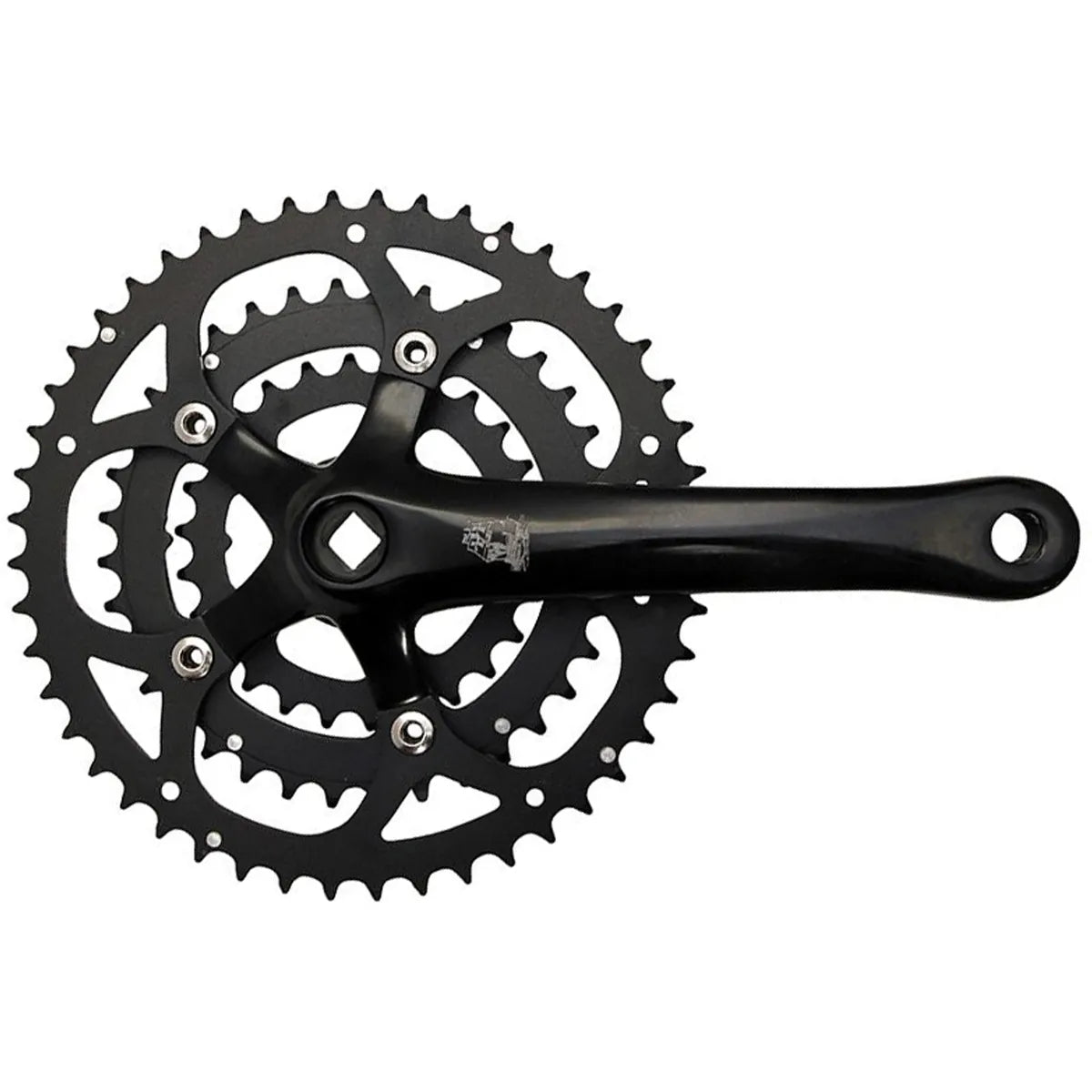 New Albion Cycles XDT Crankset 26/36/48t 170mm - Black