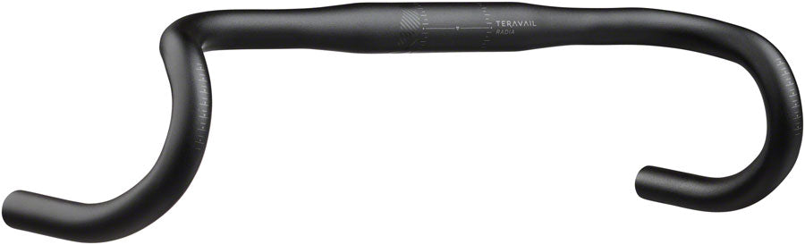 Teravail Radia 12 Drop Handlebar - Aluminum 31.8mm 40cm Black