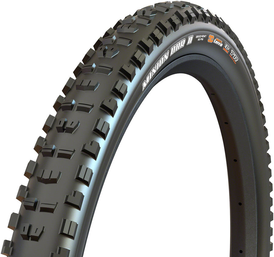 Maxxis Minion DHR II Tire - 29 x 2.4 Tubeless Folding BLK 3C MaxxGrip New DH E-25