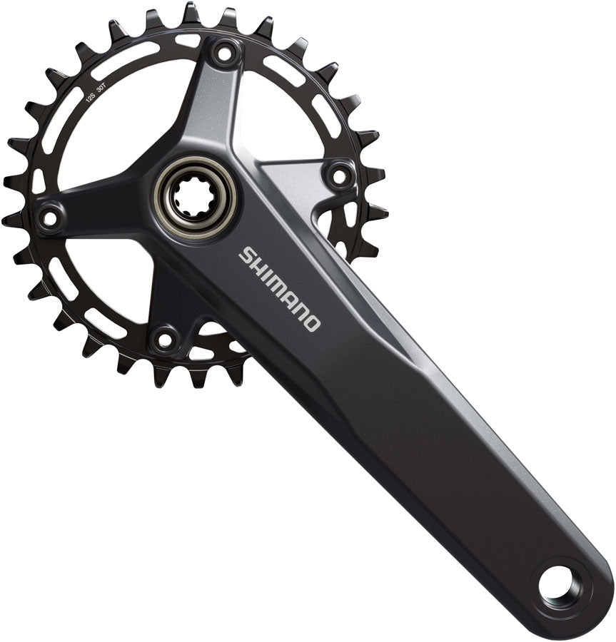 Shimano FC-MT520 Crankset - 175mm 12-Speed 30t 55mm Chainline Black