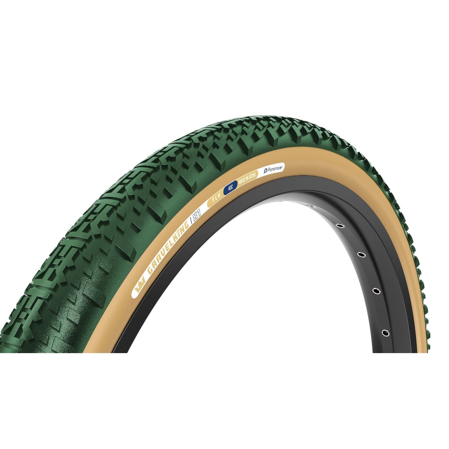 Panaracer GravelKing X1 Tire 700x50 TLC  Green/Brown
