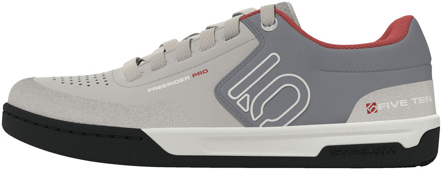 Five Ten Freerider Pro Flat Shoes - Men's Alumina/Off White/Gray 3 10.5