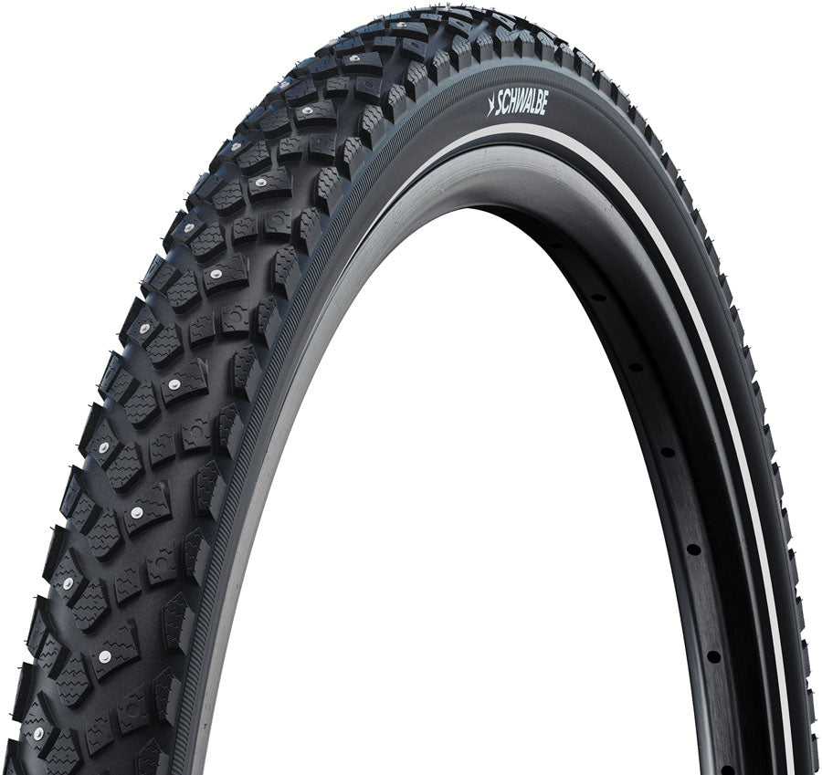 Schwalbe Motion Spike Tire - 700 x 42 Clincher Wire BLK/Reflex Standard K-Guard E-25 120 Steel Studs