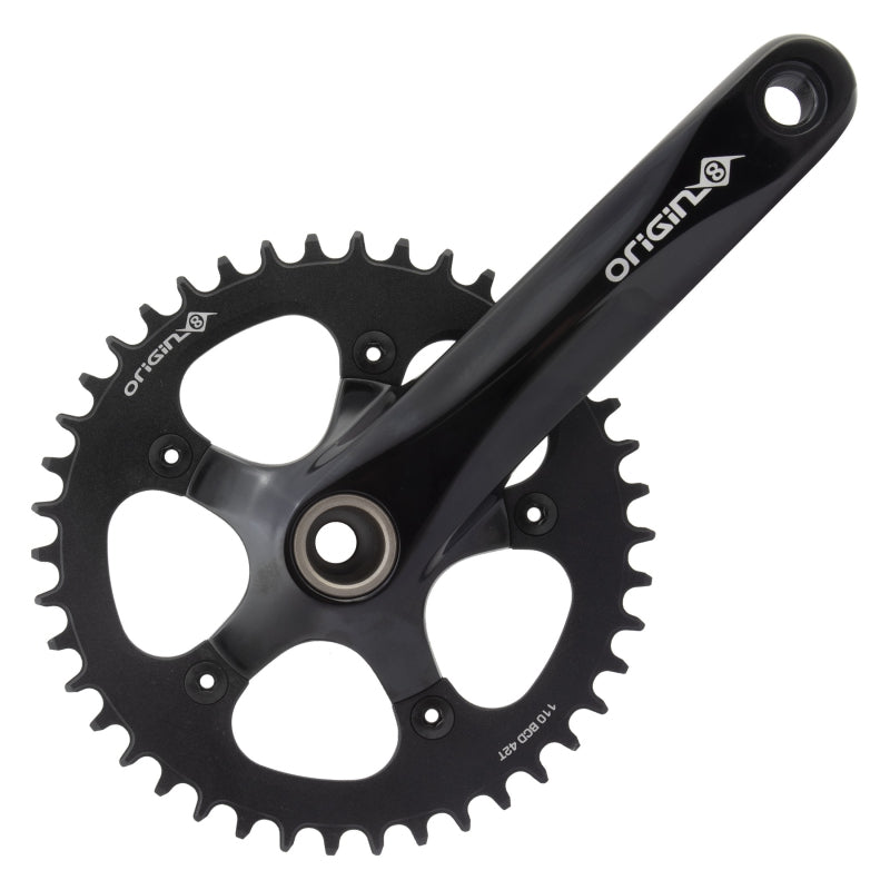 Origin8 1x Road 170x42 GXP crankset Black
