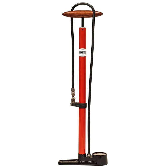Silca Pista Floor Pump Red