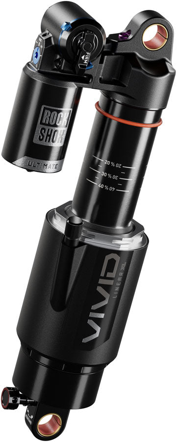 RockShox Vivid Ultimate RC2T Rear Shock - 230 x 65 mm Linear XL Air 2 Tokens Reb 55 / Comp 34 L/O 45 Standard D1
