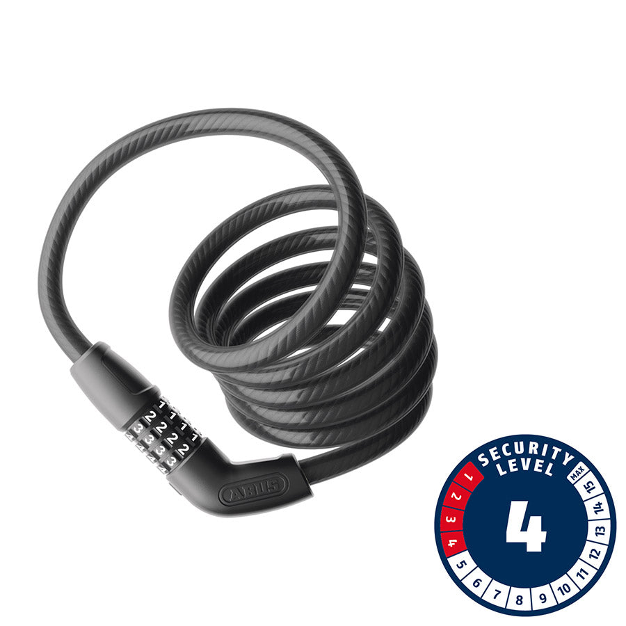 Abus Helix 4512C Cable lock Combination 12mm 180cm 5.9' Black