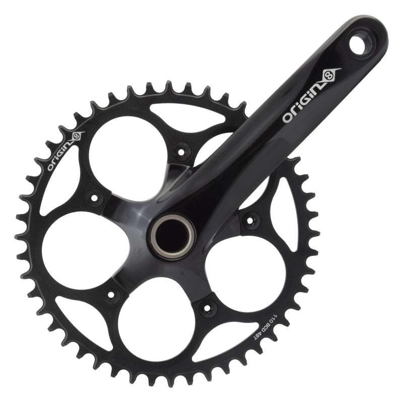 Origin8 1x Road 170x48 GXP crankset Black